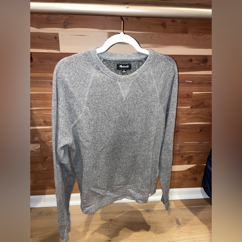 Madewell Gray Crewneck Sweater